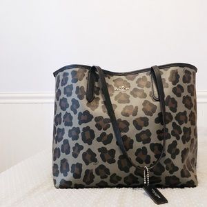 Coach Leopard Print Tote